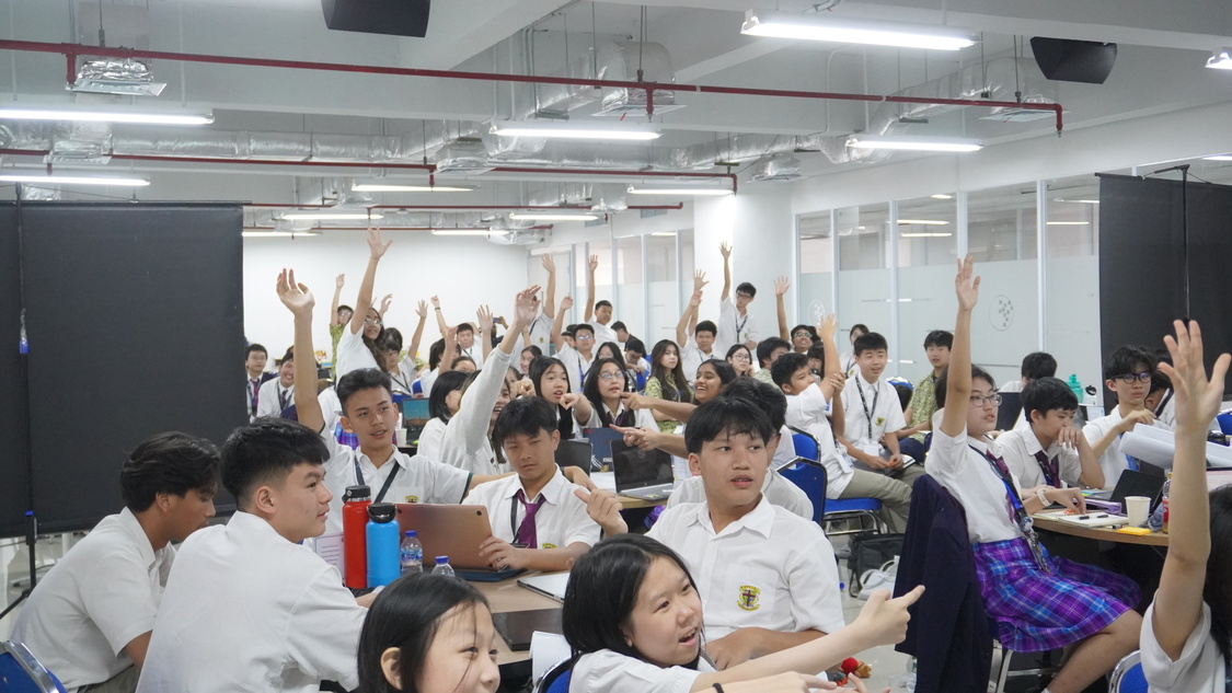 Peserta ketika mengikuti rangkaian kegiatan Skystar Youngpreneur Competition 2025